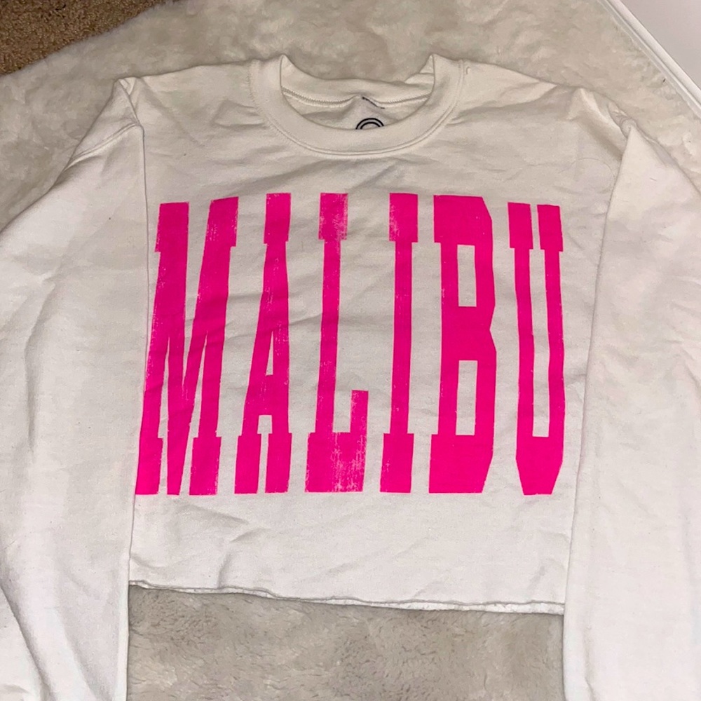 Cropped Malibu Crewneck